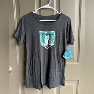 Columbia National Parks Yellowstone Tee Shirt Large NWT